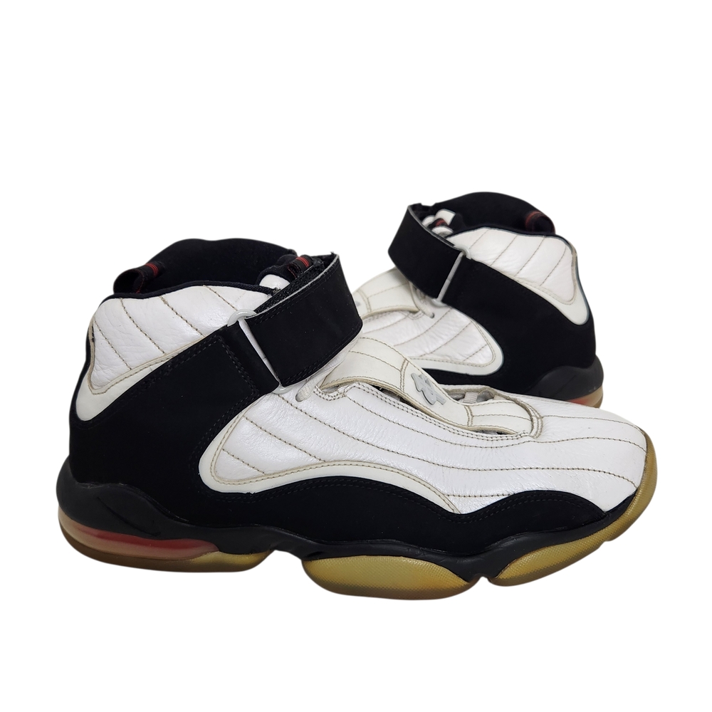 Nike Air Penny 4 Men 10.5 Black/White Chicago Bulls Athletic Sneakers 864018-101